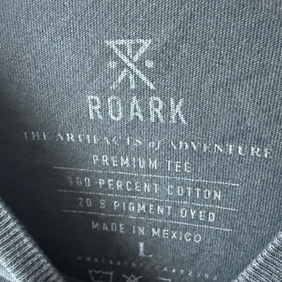 Roark Charcoal Long Sleeve with Vibrant Graphics - Picture 3 of 6